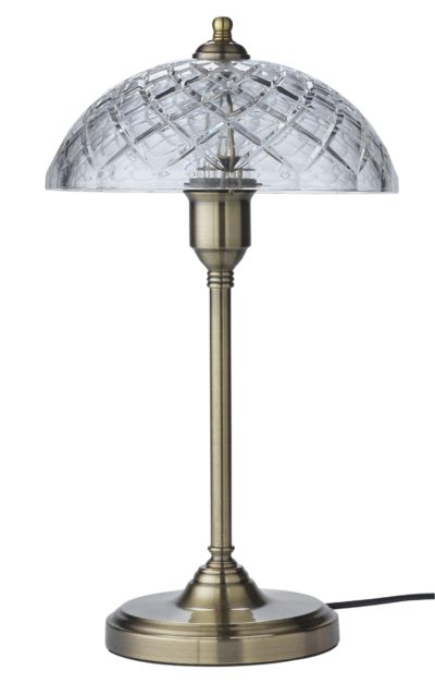 Heart of House - Russet Cut Glass Effect - Table Lamp